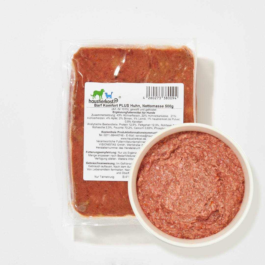 BARF Komfort PLUS Huhn 15x1kg feiner gewolft verformte Packungen ohne Qualitätsverlust