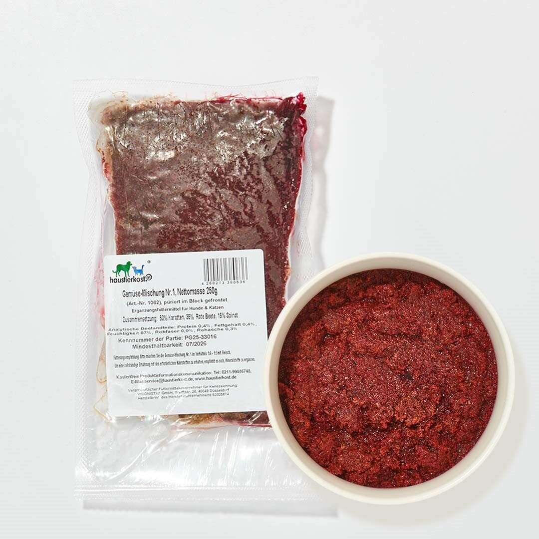 Gemüsemischung Nr. 1, 60 x 250 g - haustidepoterkost.com®