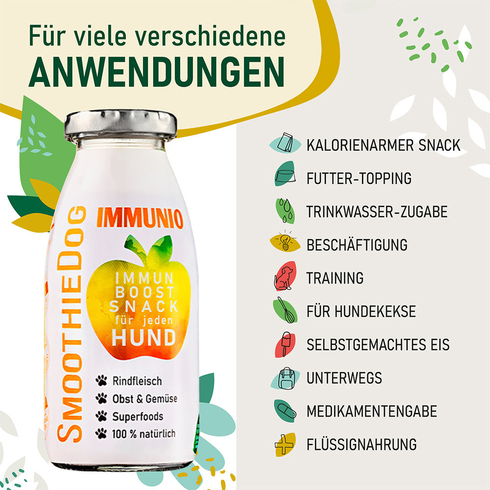 SmoothieDog® Immunio, 250 ml - haustidepoterkost.com®