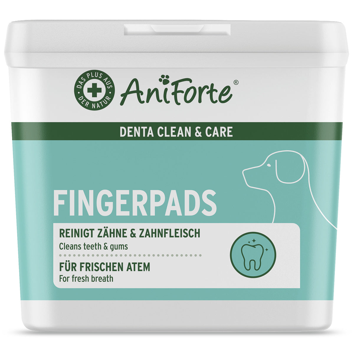 AniForte® Denta Clean & Care Fingerpads, 50 Stück - haustidepoterkost.com®