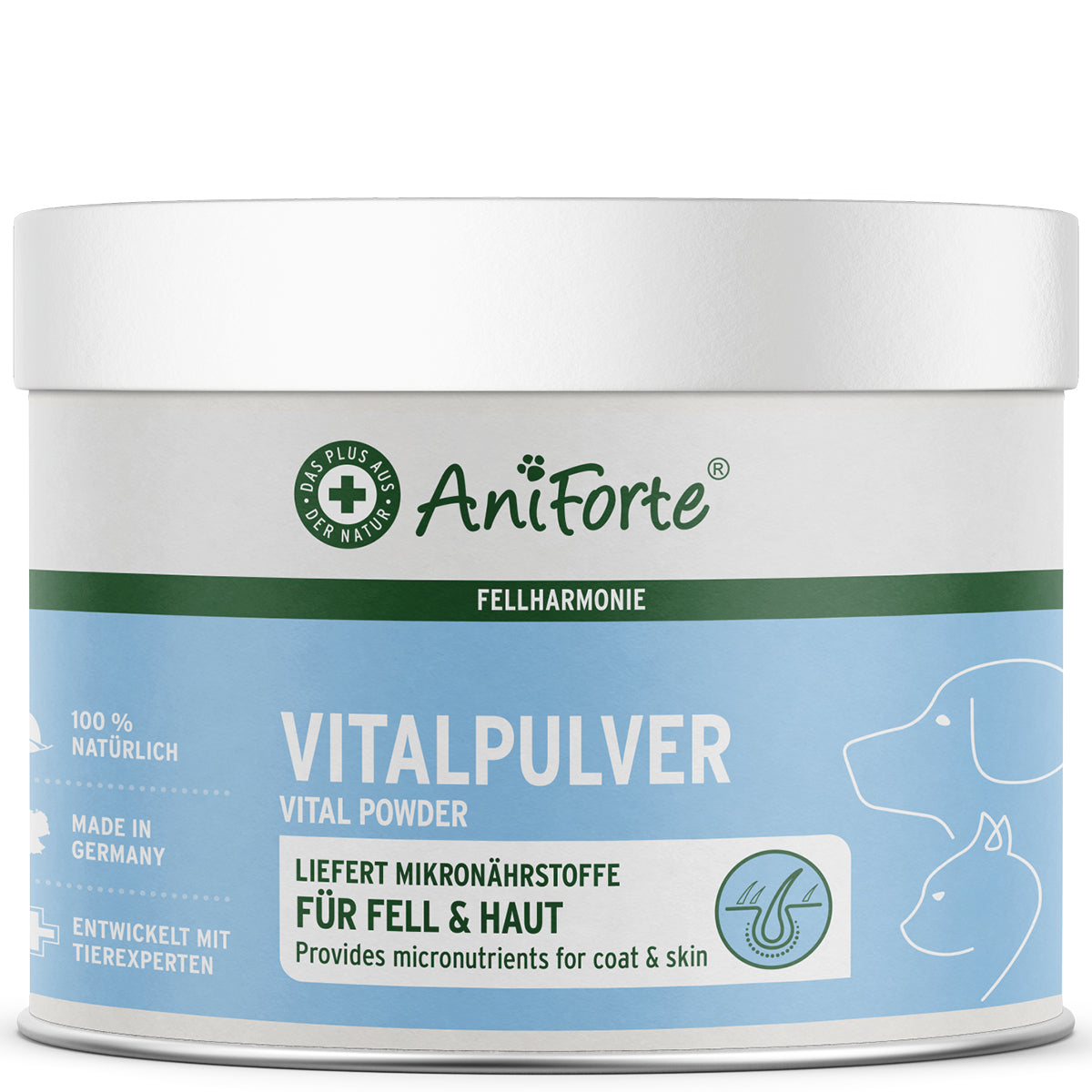 AniForte® Fellharmonie Vitalpulver, 250 g - haustidepoterkost.com®