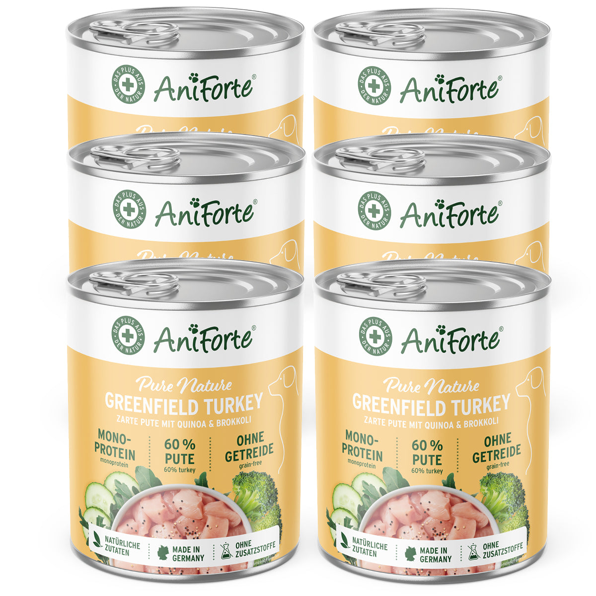 AniForte® Nassfutter GreenfieldTurkey - haustidepoterkost.com®