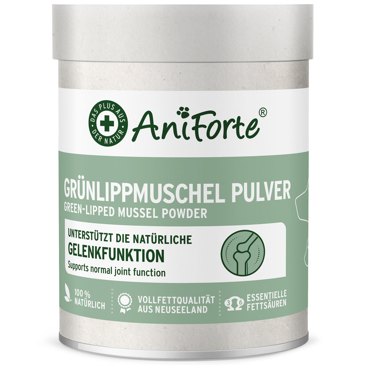 AniForte® Grünlippmuschel Pulver für gesunde Gelenke bei Hund und Katze