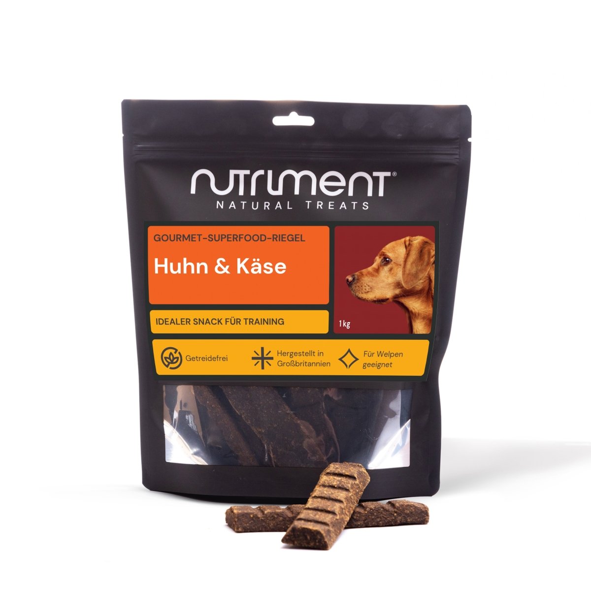 Nutriment Gourmet-Superfood-Riegel-Huhn & Käse - haustidepoterkost.com®