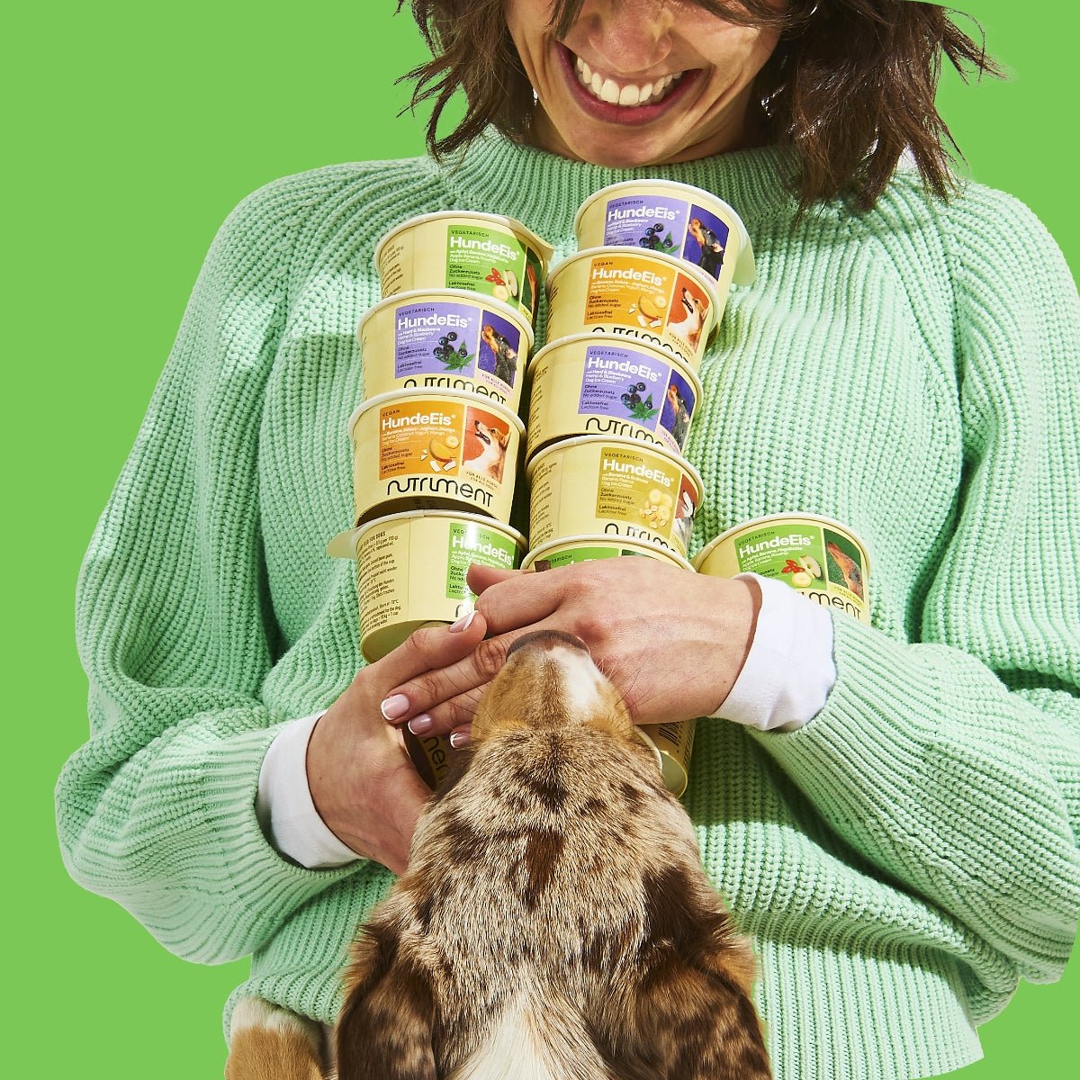 Nutriment HundeEis Apfel, Banane & Hagebutte - haustidepoterkost.com®