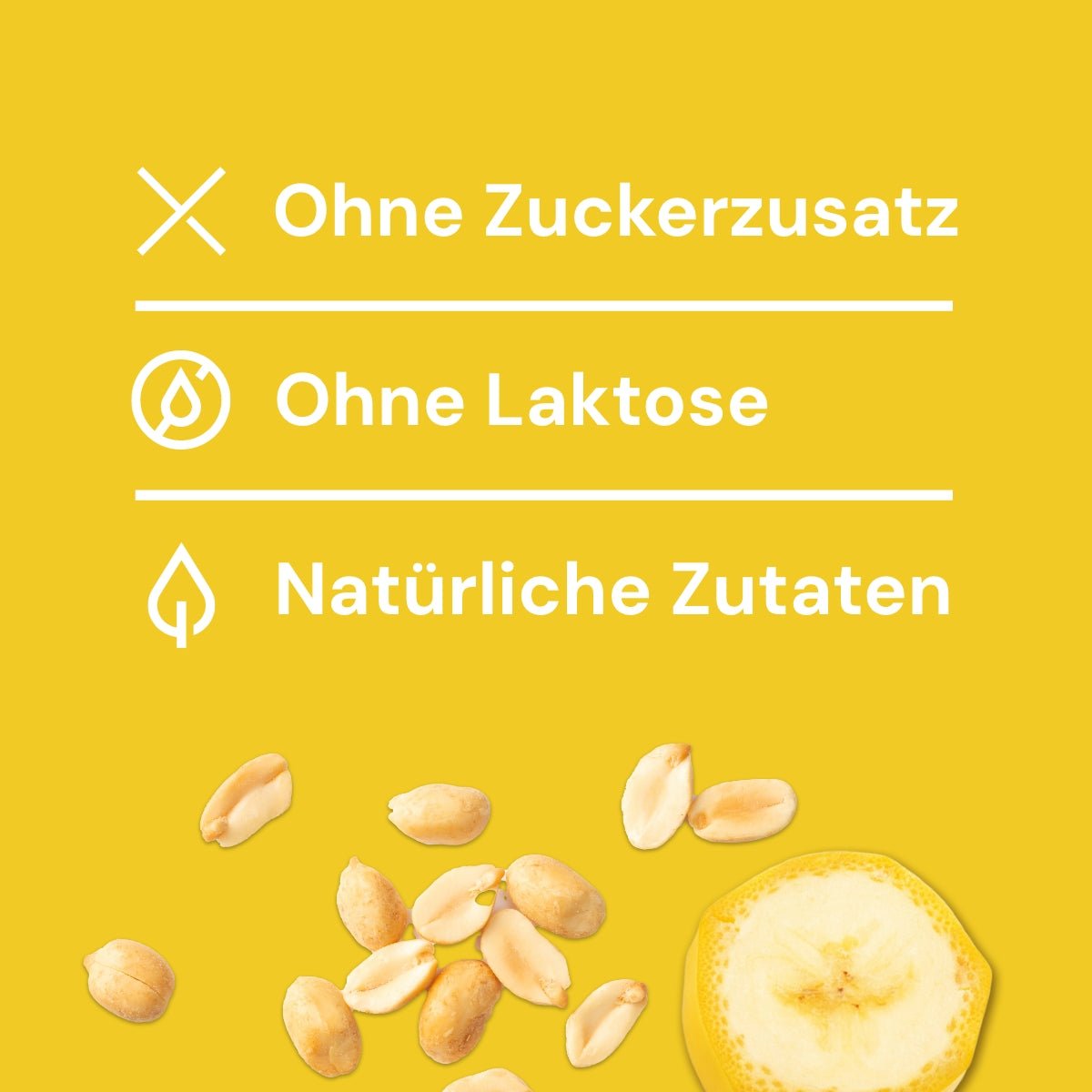 Nutriment HundeEis Banane & Erdnuss - haustidepoterkost.com®