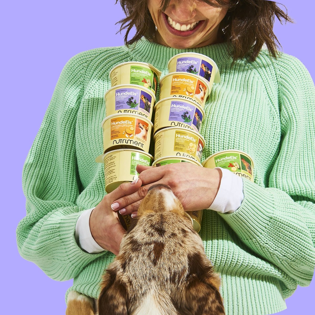 Nutriment HundeEis Hanf & Blaubeere - haustidepoterkost.com®