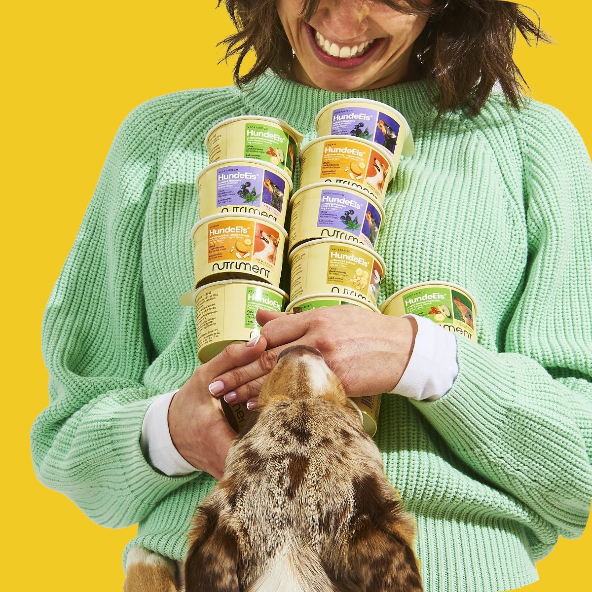 Nutriment HundeEis Banane & Erdnuss - haustidepoterkost.com®