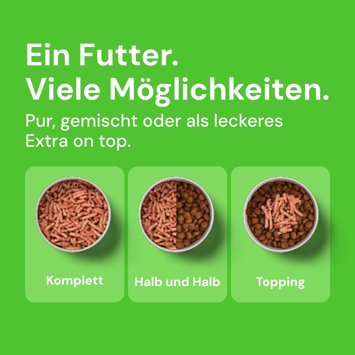 Nutriment Komfort-BARF Menü Lamm, Kürbis & Chicorée - haustidepoterkost.com®
