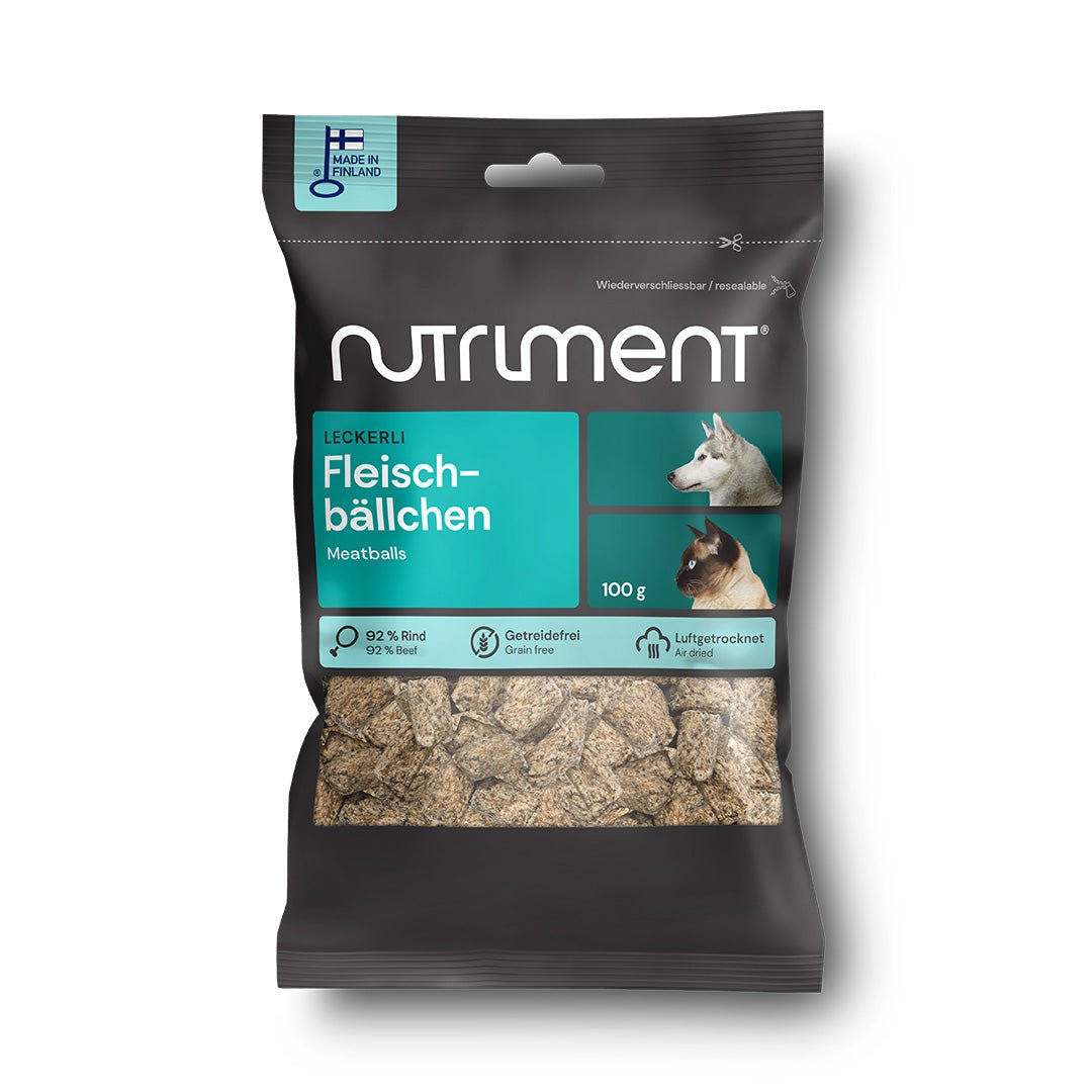 Nutriment Leckerli Fleischbällchen - haustidepoterkost.com®