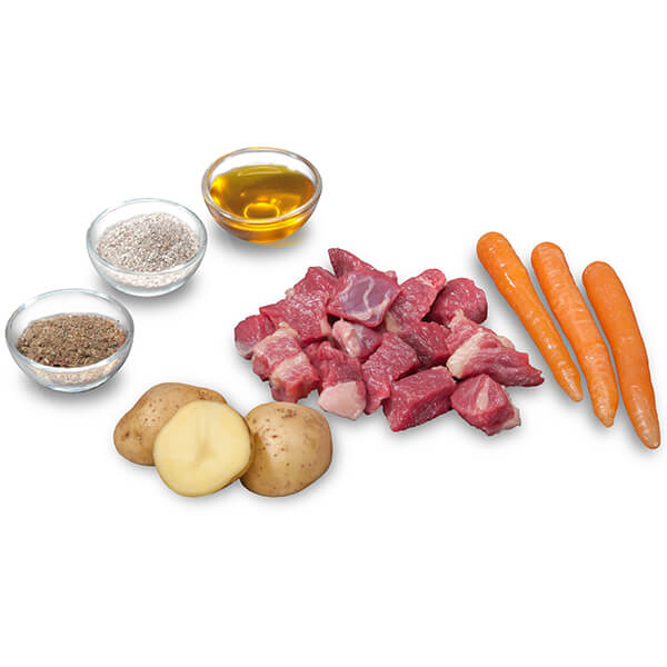 proCani Rind Menü - frisch und fertig - haustidepoterkost.com®