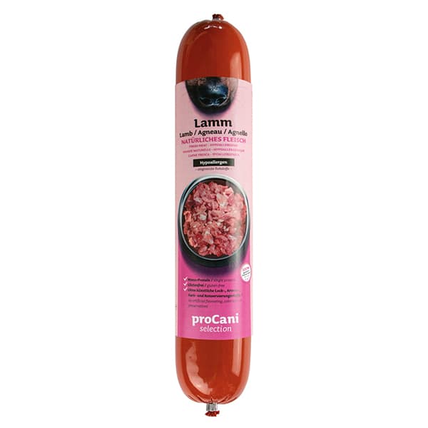 proCani selection "Lamm" Hypoallergen (Kochwurst) - haustidepoterkost.com®