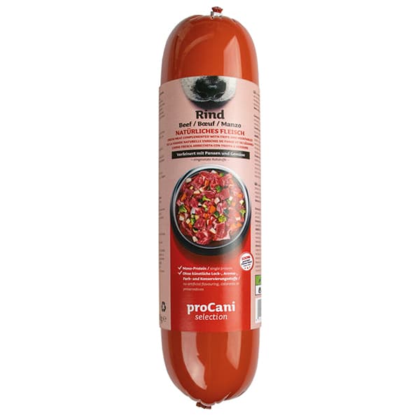proCani selection "Rind" Menü (Kochwurst) - haustidepoterkost.com®