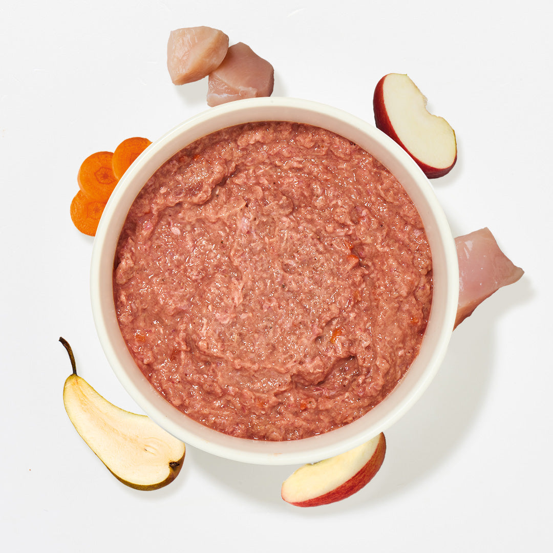 BARF Komfort PLUS Huhn, 30 x 500 g, feiner gewolft, verformte Pakete, Rohstoffqualität erhalten