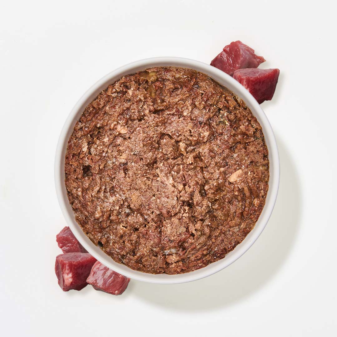 Rind pur Reinfleischdose mit 100 % Rindfleisch für individuell zusammengestelltes Hundefutter ohne Zusatzstoffe