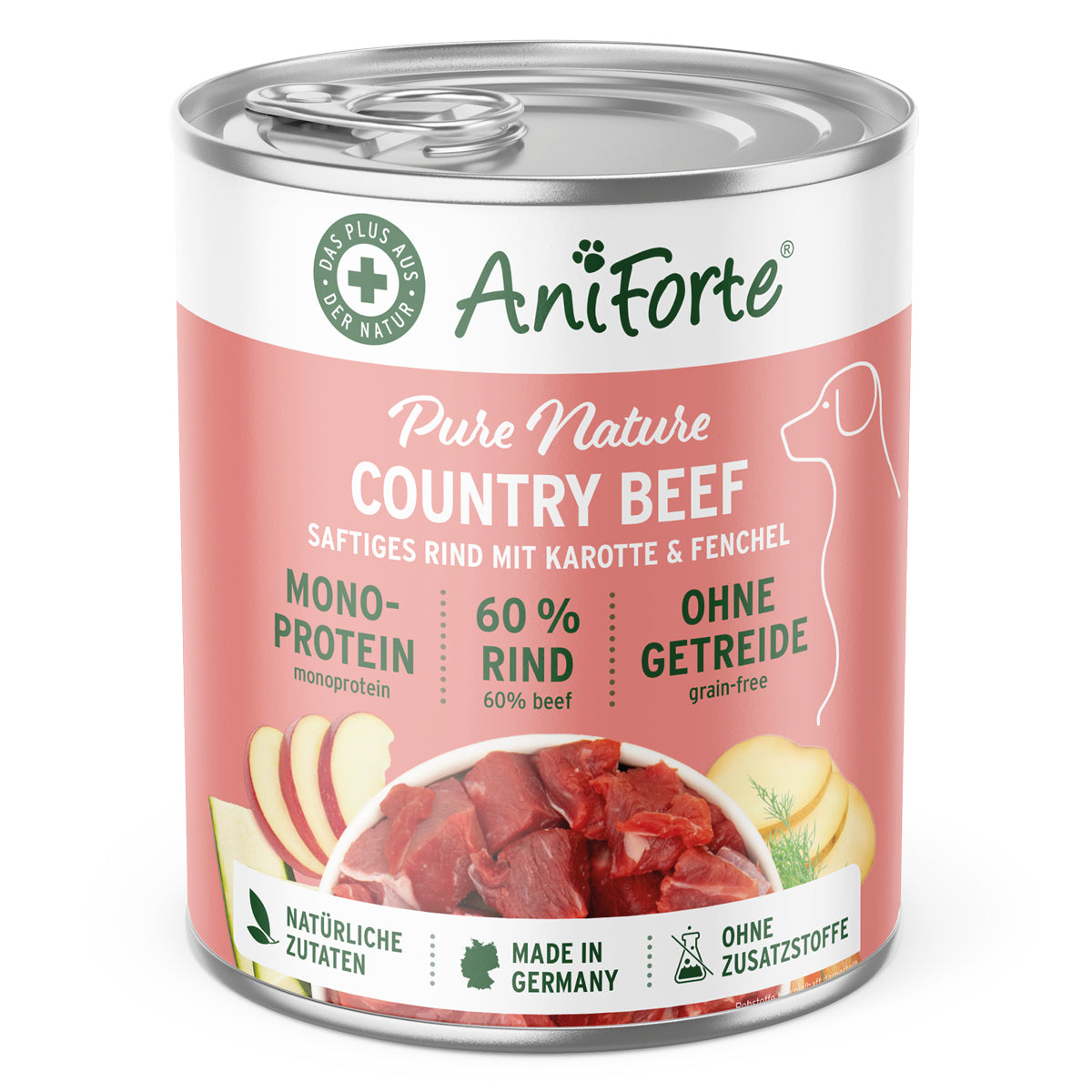 AniForte® Nassfutter CountryBeef - haustidepoterkost.com®