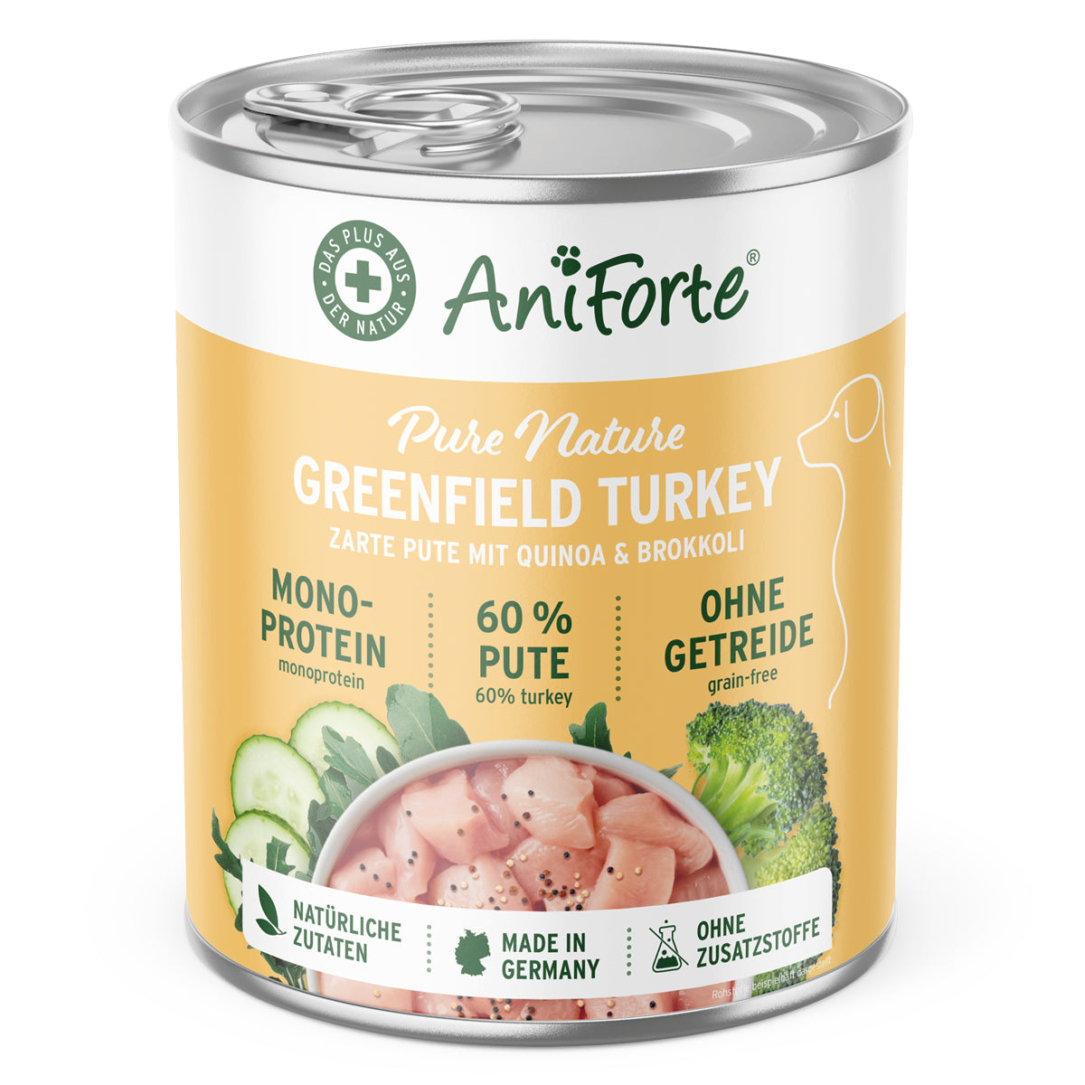 AniForte® Nassfutter GreenfieldTurkey - haustidepoterkost.com®