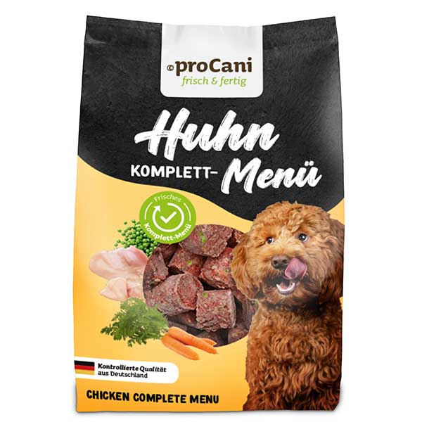 proCani Huhn-Menü-Nuggets - frisch & fertig - haustidepoterkost.com®