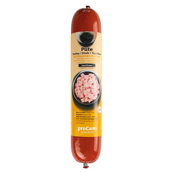 proCani selection "Pute" Hypoallergen (Kochwurst) - haustidepoterkost.com®